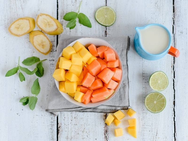 Koktajl z melona i banana – składniki